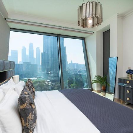 Prestige Living 1Br With Full Burj Khalifa View By Auberge Dubai Exteriör bild