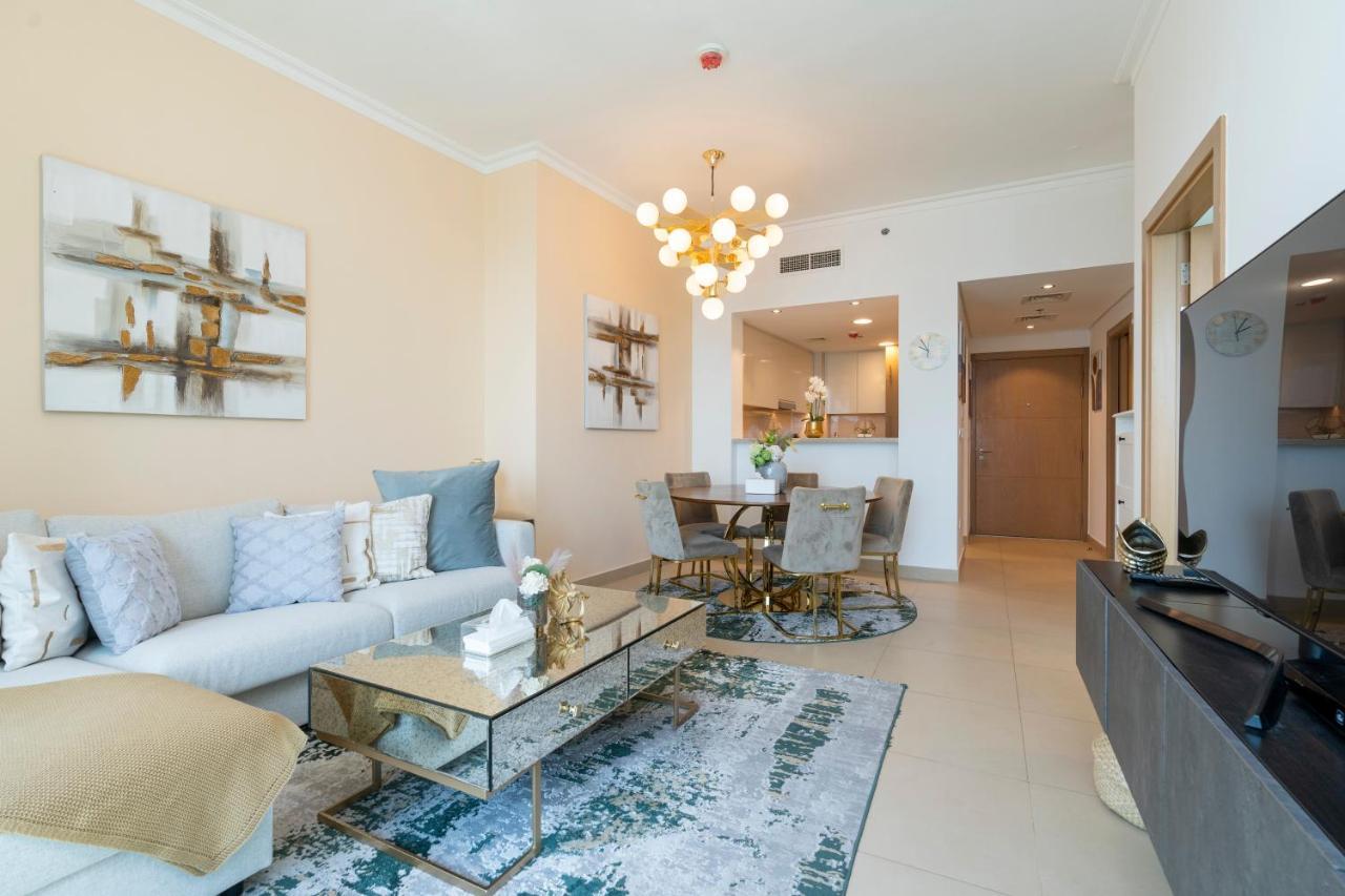 Prestige Living 1Br With Full Burj Khalifa View By Auberge Dubai Exteriör bild