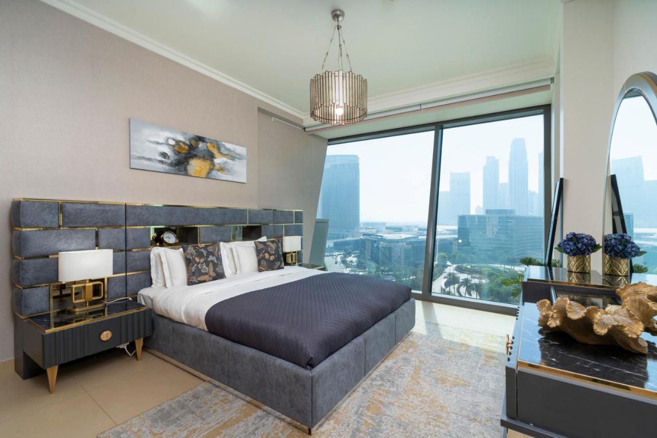 Prestige Living 1Br With Full Burj Khalifa View By Auberge Dubai Exteriör bild
