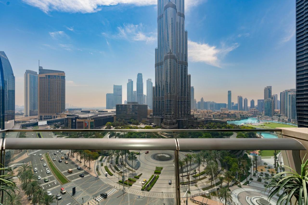 Prestige Living 1Br With Full Burj Khalifa View By Auberge Dubai Exteriör bild